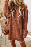 Becca cable knit sweater dress