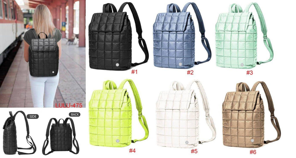 Quilted backpack