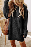 Becca cable knit sweater dress