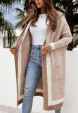 Mallory long hooded cardigan