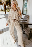 Striped loungewear set