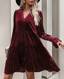 Megan velvet dress