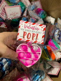 Valentine pop it’s and slap bracelets